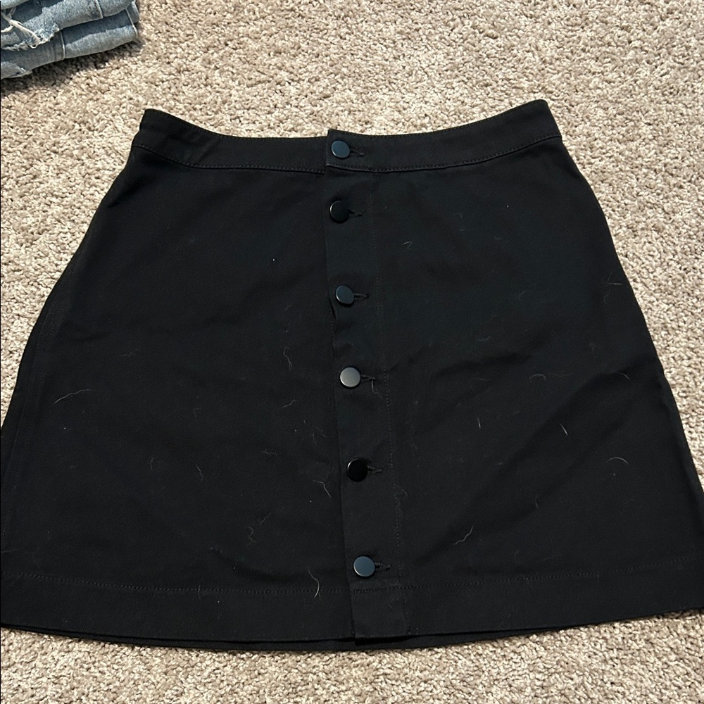 American Apparel Black Mini Skirt